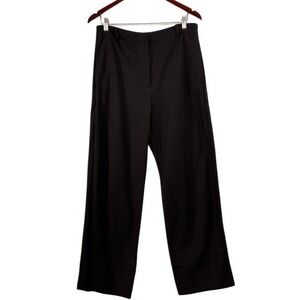 Banana Republic Straight Fit Black Dress Pants Womens 12L Tall work business